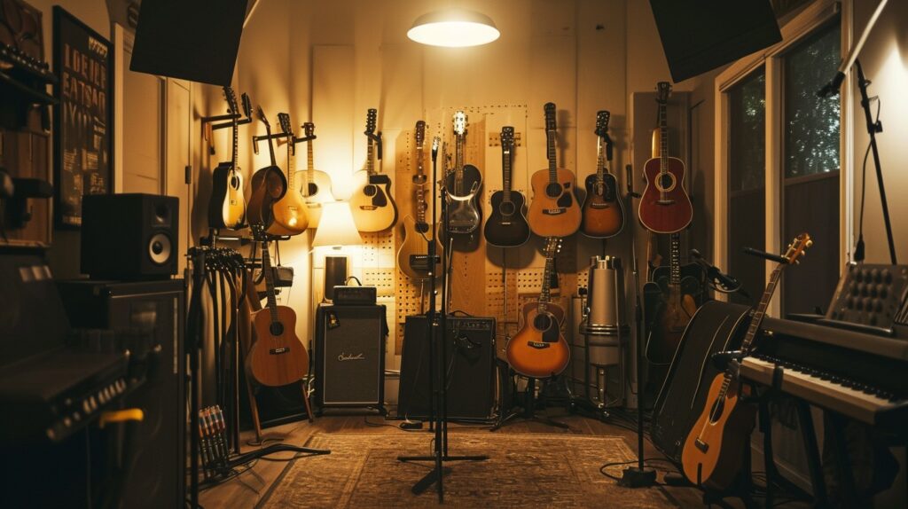 Basement remodeling into Music Studio