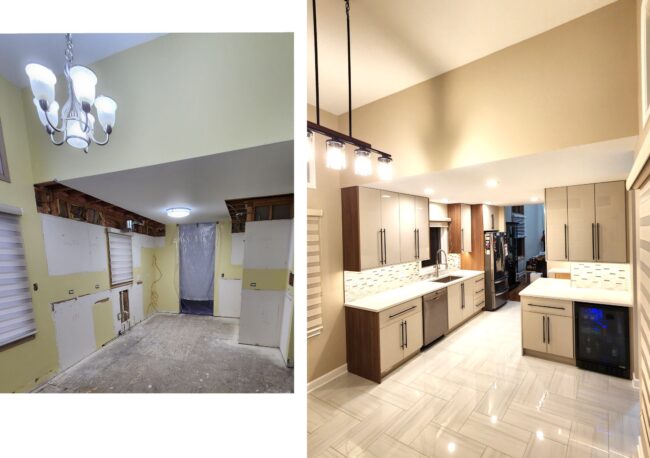 Batrhroom and kitchen remodeling - before and after - BATHROOM remodeling