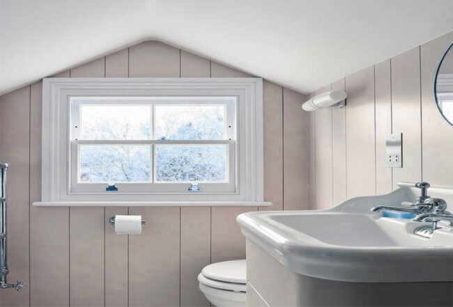 Remodeling Small Bathroom With Slanted Ceiling
