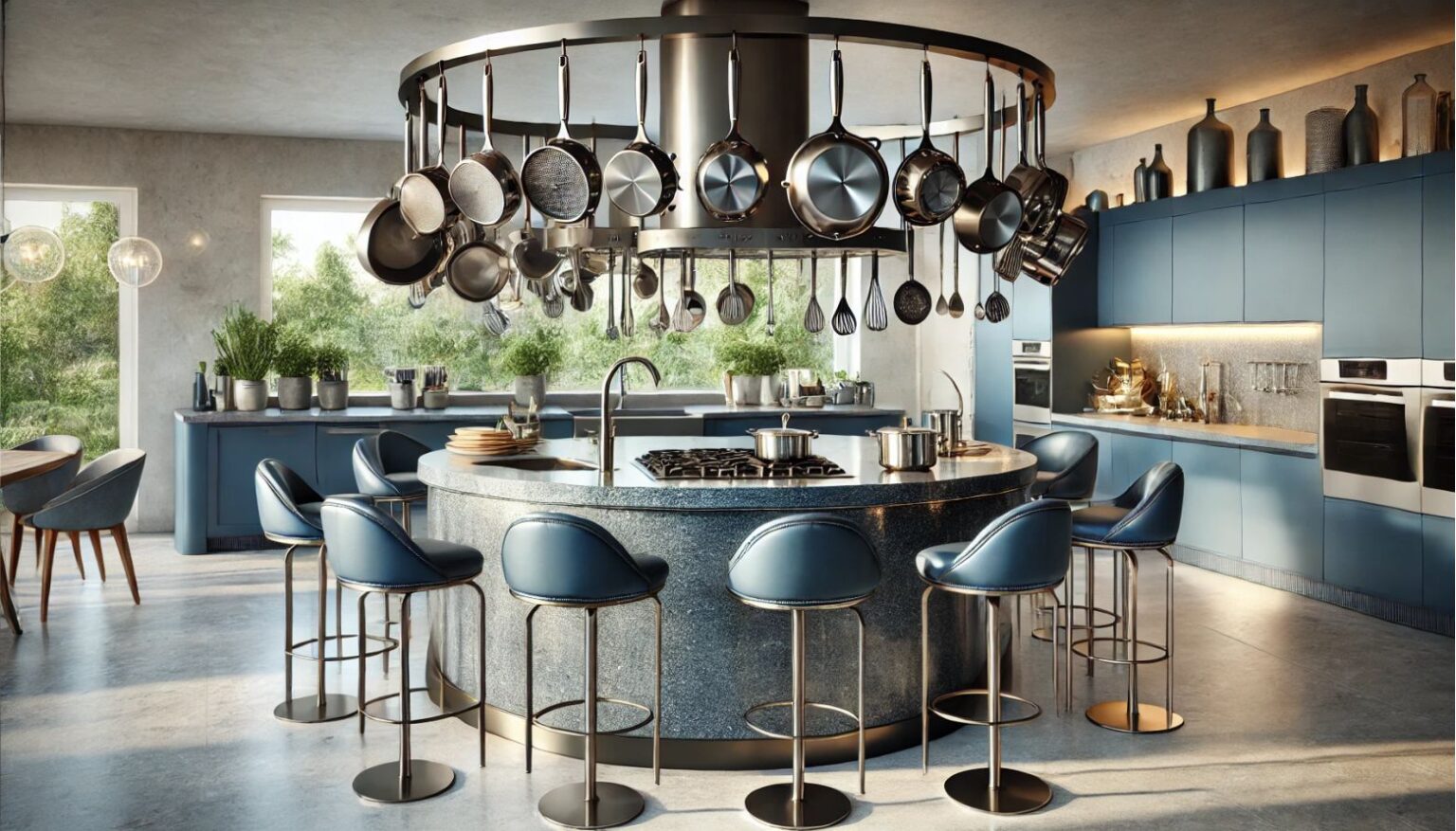 Round Kitchen Island