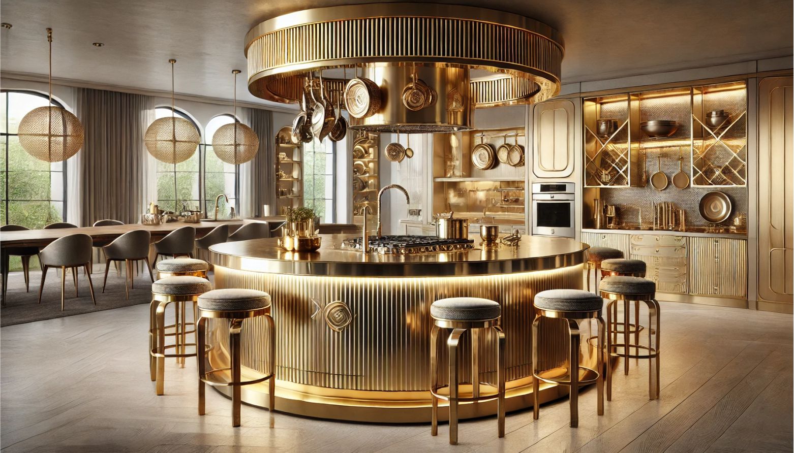 Round Kitchen Island