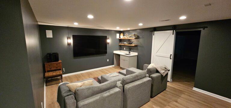 Home Remodeling Park Ridge - man cave finished